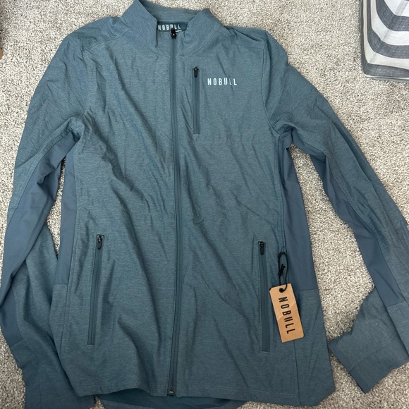 NOBULL zip jacket size medium bluish gray - Picture 1 of 2